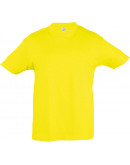 Футболка детская REGENT KIDS 150, желтая (лимонная)